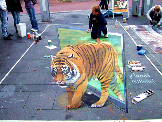3D тигар