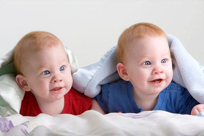 Близнаци бебиња